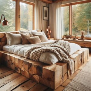 King Size Handmade Wooden Bed